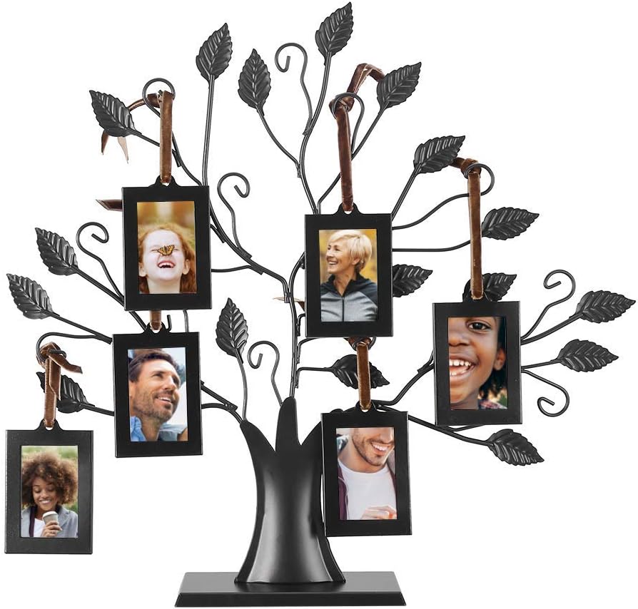 Árbol de Visualización de Fotos Intrincadamente Talladas