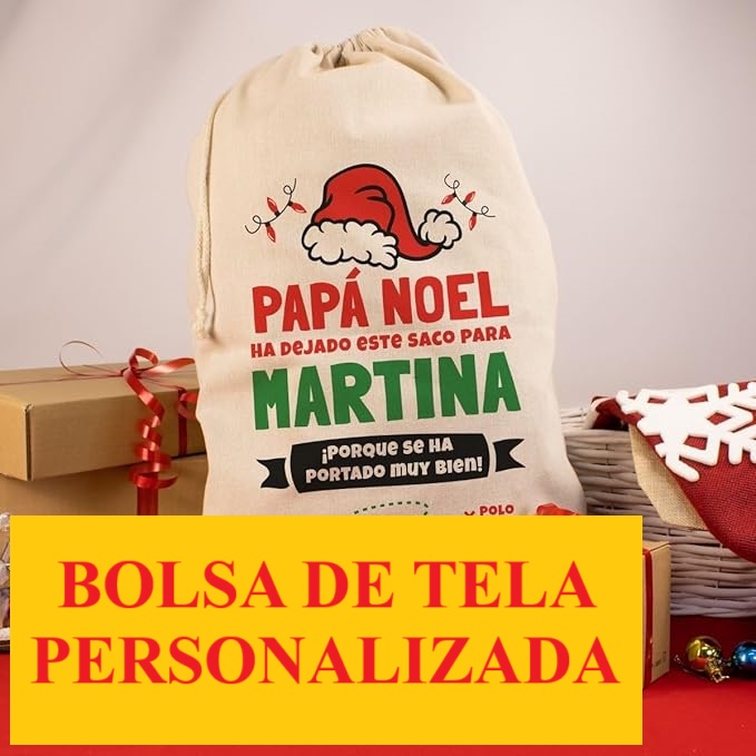 bolsa de tela personalizable