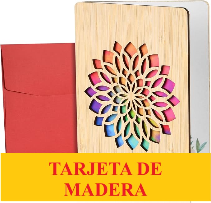 tarjeta de madera