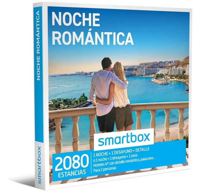 Caja regalo de Noche romantica