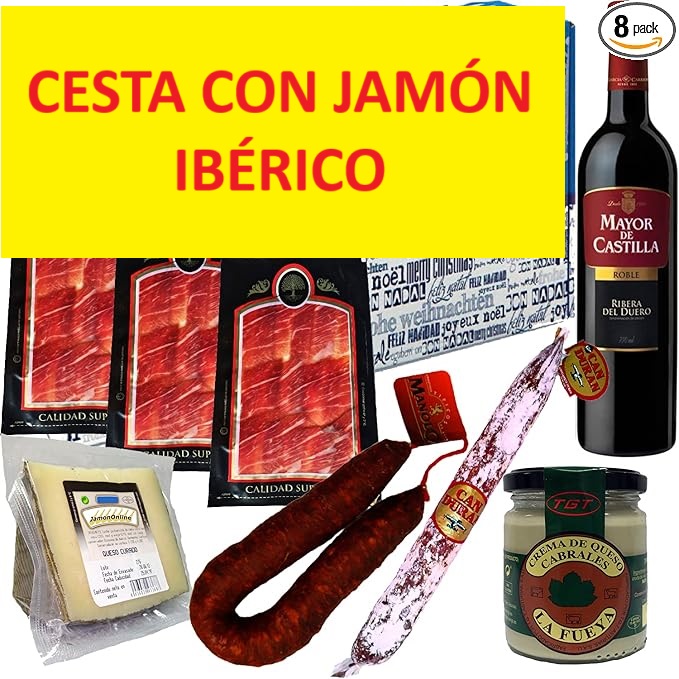 CESTA CON JAMÓN