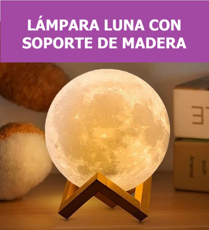 lámpara luna