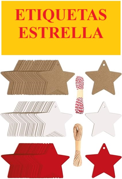 etiquetas estrella