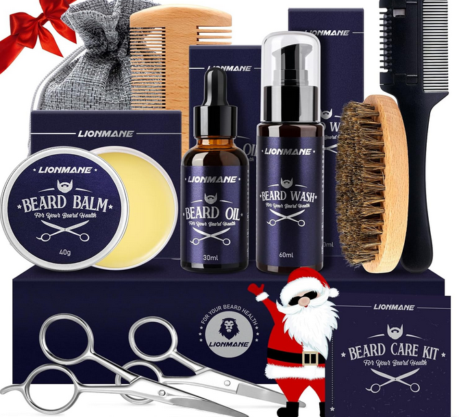 kit de cudidado barba para hombre