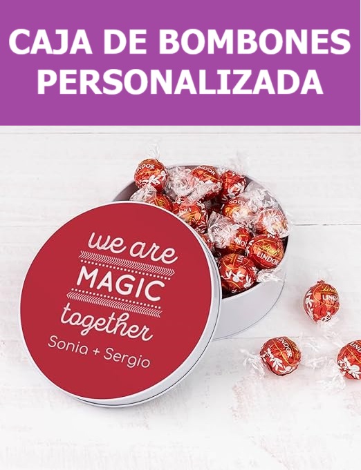 caja de bombones personalizada