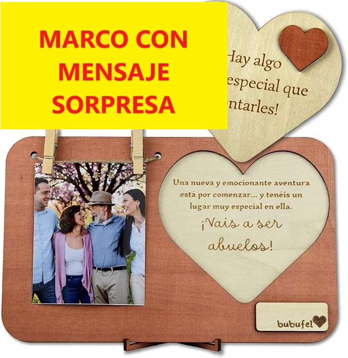 marco con mensaje