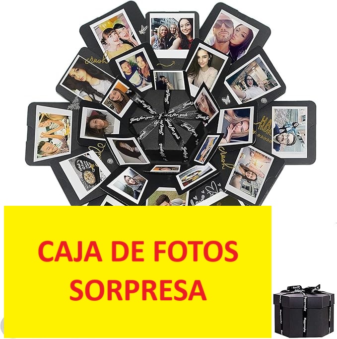 caja con fotos 